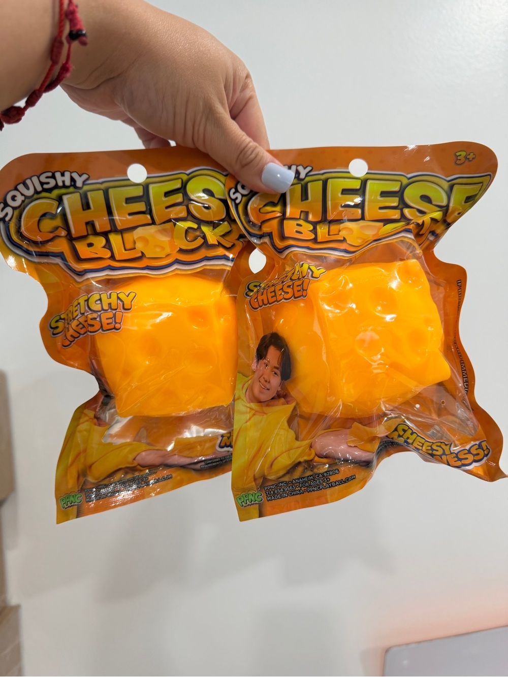 2pack 🔥Squishy Cheese Block Stretchy Toy